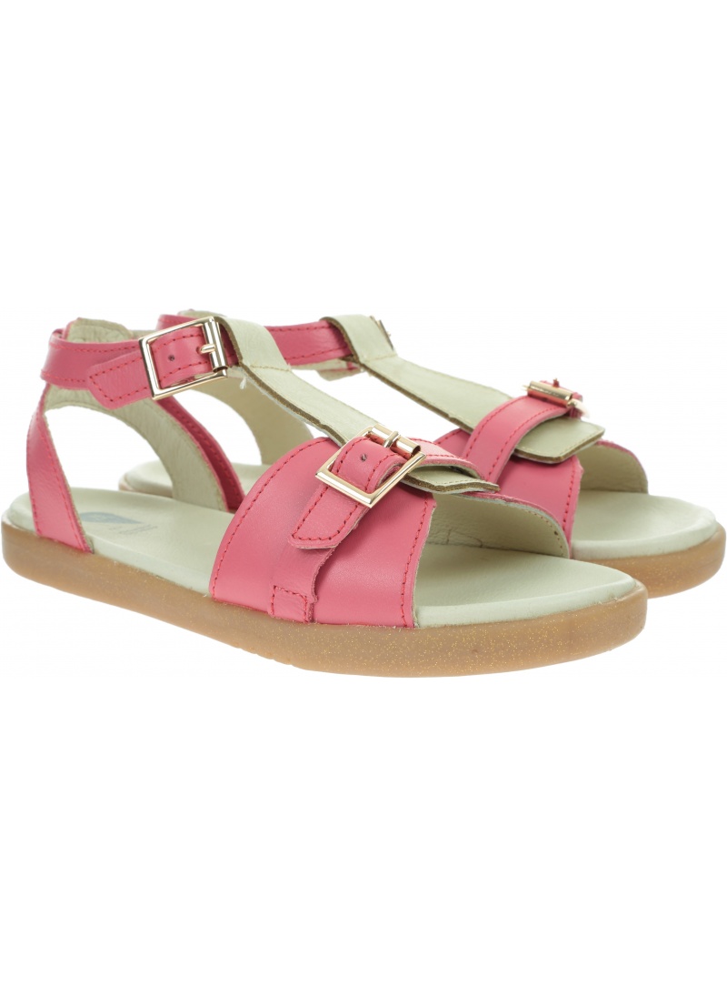 Sandały Bobux 835305 CLASSIC HERA SANDAL WATERMELON + MISTY GOLD