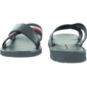 Klapki Męskie TOMMY HILFIGER Criss Cross Leather Sandal FM0FM02120 403