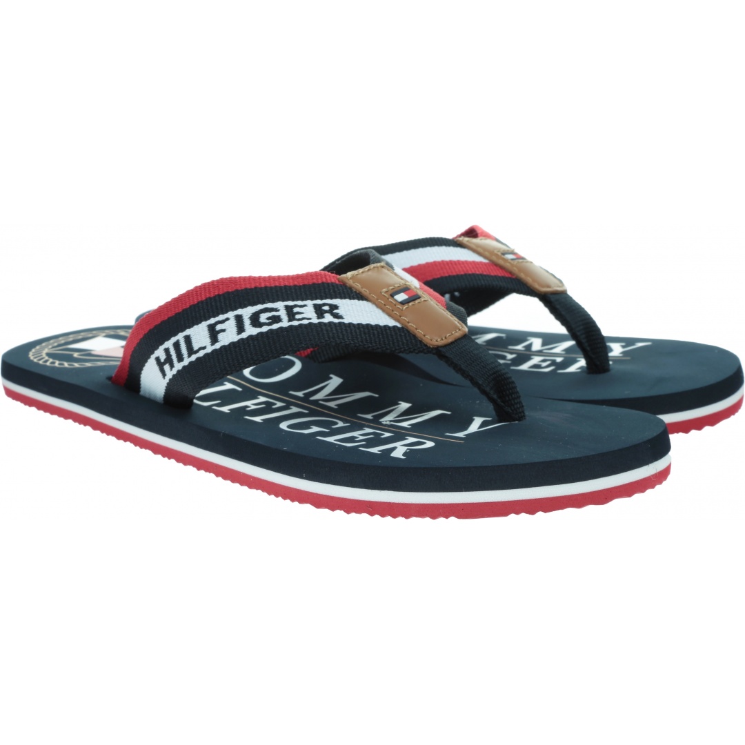 Japonki Męskie TOMMY HILFIGER Hilfiger Maritime Beach Sandal FM0FM02693 DW5