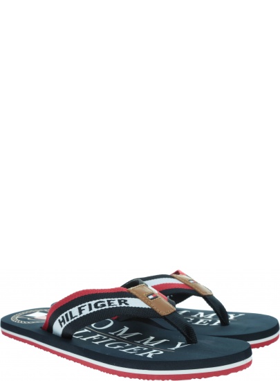 Japonki Męskie TOMMY HILFIGER Hilfiger Maritime Beach Sandal FM0FM02693 DW5