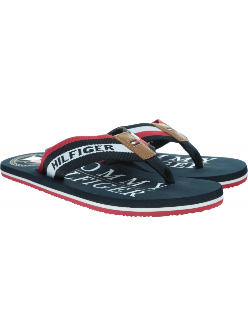 Japonki Męskie TOMMY HILFIGER Hilfiger Maritime Beach Sandal FM0FM02693 DW5