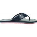 Japonki Męskie TOMMY HILFIGER Elevated Th Leather Beach Sandal FM0FM02692
