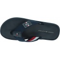 Japonki Męskie TOMMY HILFIGER Elevated Th Leather Beach Sandal FM0FM02692