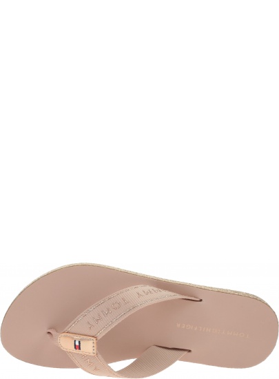 Japonki Damskie TOMMY HILFIGER Tommy Glitter Flat Beach Sandal FW0FW04804