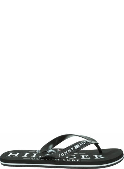 Japonki Męskie TOMMY HILFIGER Nautical Print Beach Sandal FM0FM02699 BDS