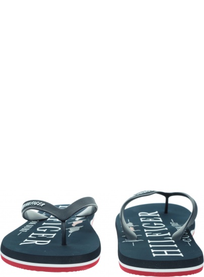 Japonki Męskie TOMMY HILFIGER Nautical Print Beach Sandal FM0FM02699 DW5