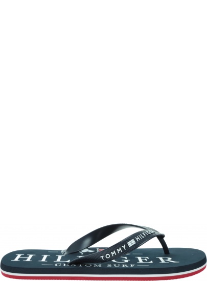 Japonki Męskie TOMMY HILFIGER Nautical Print Beach Sandal FM0FM02699 DW5