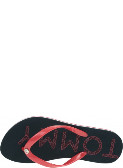 Japonki Damskie TOMMY HILFIGER Tommy Footbed Flat Beach Sandal FW0FW04793
