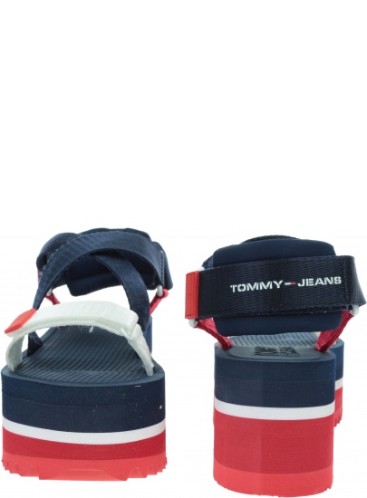 Sandały Damskie TOMMY HILFIGER Pop Color Flatform Sandal EN0EN00847 C87