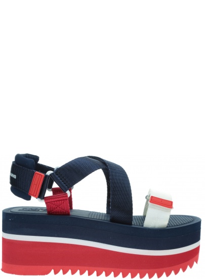 Sandały Damskie TOMMY HILFIGER Pop Color Flatform Sandal EN0EN00847 C87