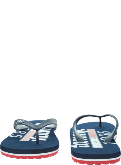 Japonki Męskie TOMMY HILFIGER Tommy Jeans Beach Sandal Print EM0EM00430 0KP