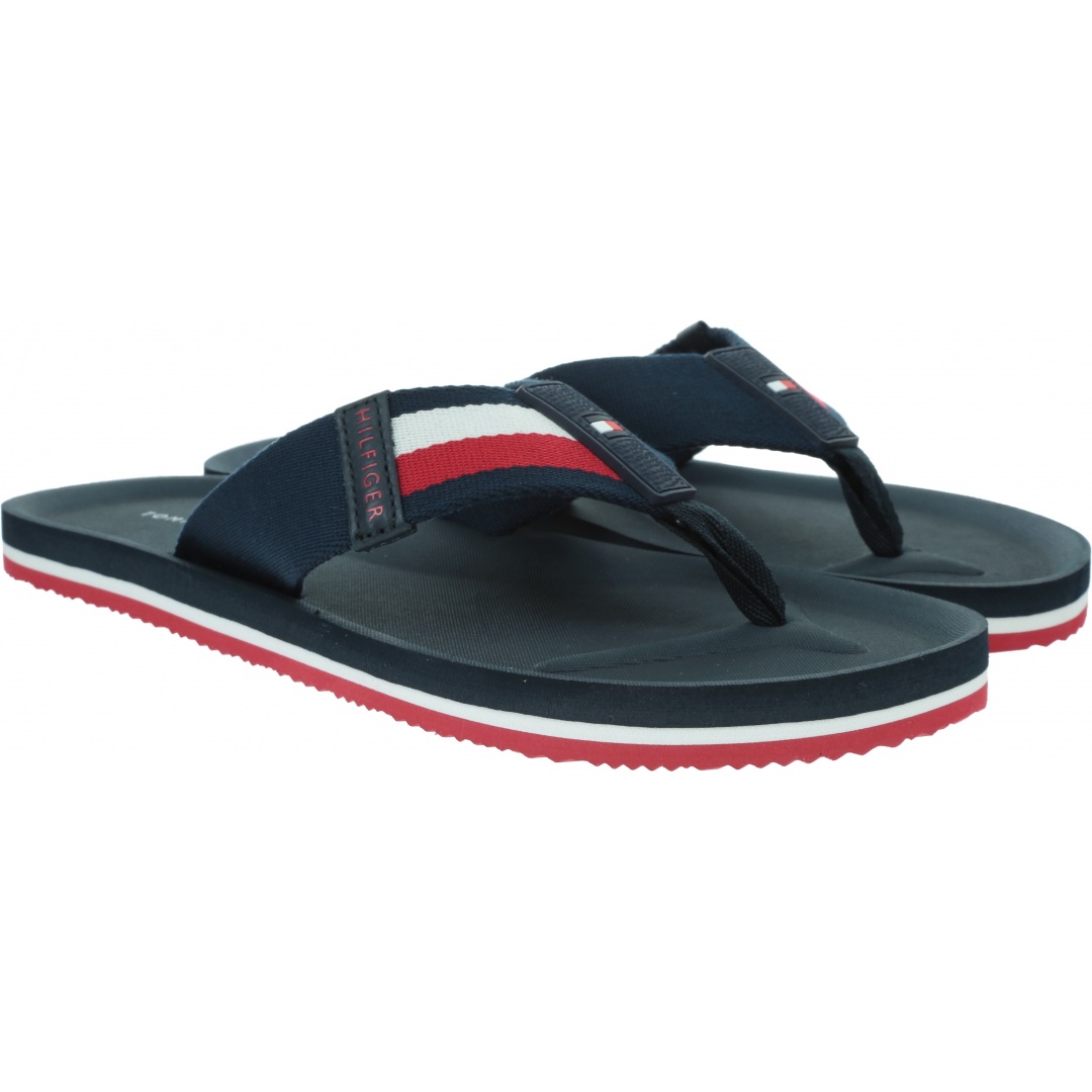 Japonki Męskie TOMMY HILFIGER Sporty Corporate Beach Sandal FM0FM02754 DW5