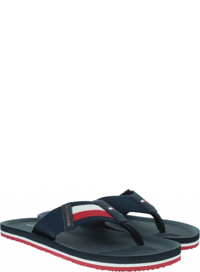 Japonki Męskie TOMMY HILFIGER Sporty Corporate Beach Sandal FM0FM02754 DW5
