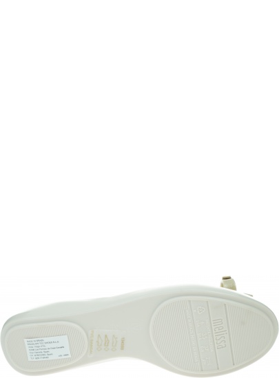 Cieliste Balerinki MELISSA Queen VIII Ad 32897 01664 Beige/White