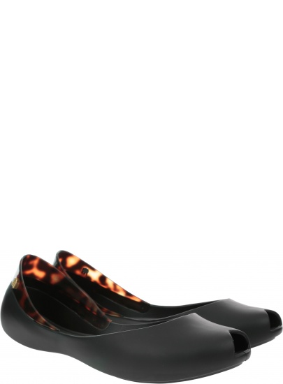 Czarne Balerinki MELISSA Queen VIII Ad 32897 52812 Black/Tortoise