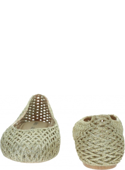 Złote Baleriny MELISSA Tao + Jason Wu Ad 32828 51800 Gold Glitter