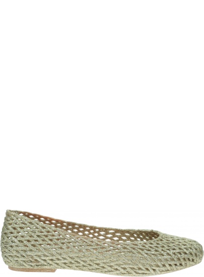 Złote Baleriny MELISSA Tao + Jason Wu Ad 32828 51800 Gold Glitter