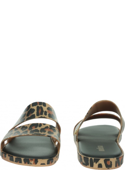 Czarne Klapki w Panterkę MELISSA Color Pop Ad 32799 50926