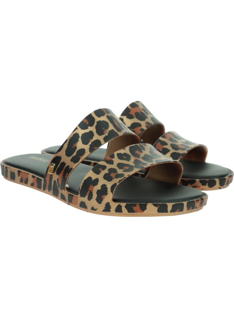 Czarne Klapki w Panterkę MELISSA Color Pop Ad 32799 50926 Czarne Klapki w Panterkę MELISSA Color Pop Ad 32799 50926