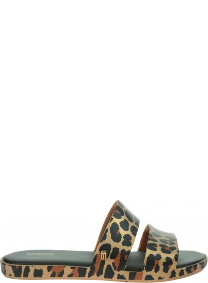 Czarne Klapki w Panterkę MELISSA Color Pop Ad 32799 50926