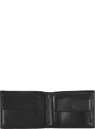 Duży Portfel Męski CALVIN KLEIN Ck Bombe' 5Cc W/Coin K50K505653 BAX