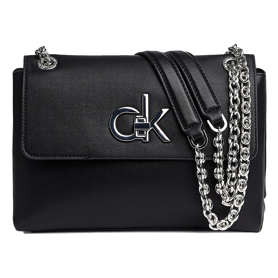 Czarna Torebka CALVIN KLEIN Re-Lock Conv Crossbody K60K606335 BAX