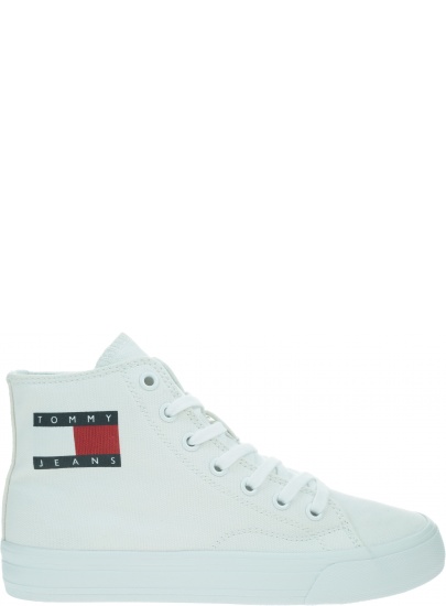 Trampki Damskie TOMMY JEANS Wmns Mid Cut Lace Up Vulc EN0EN00937 YBR