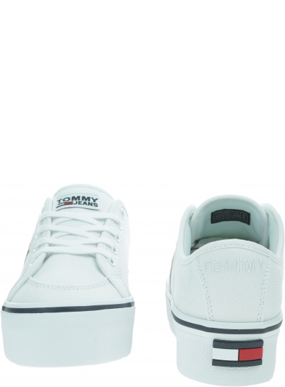 Sneakersy Damskie TOMMY JEANS Flatform Flag Sneaker EN0EN00944 YBR