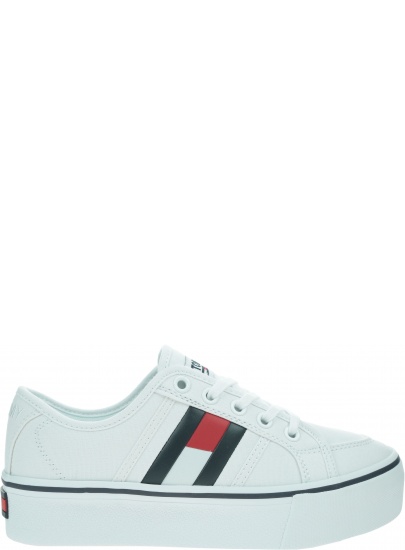 Sneakersy Damskie TOMMY JEANS Flatform Flag Sneaker EN0EN00944 YBR