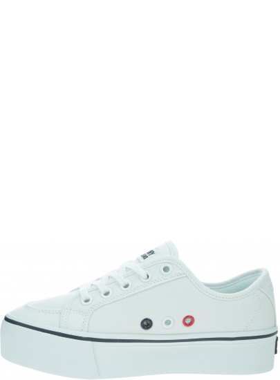Sneakersy Damskie TOMMY JEANS Flatform Flag Sneaker EN0EN00944 YBR