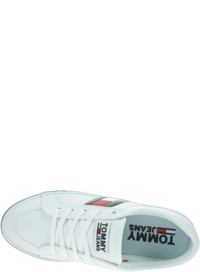 Sneakersy Damskie TOMMY JEANS Flatform Flag Sneaker EN0EN00944 YBR