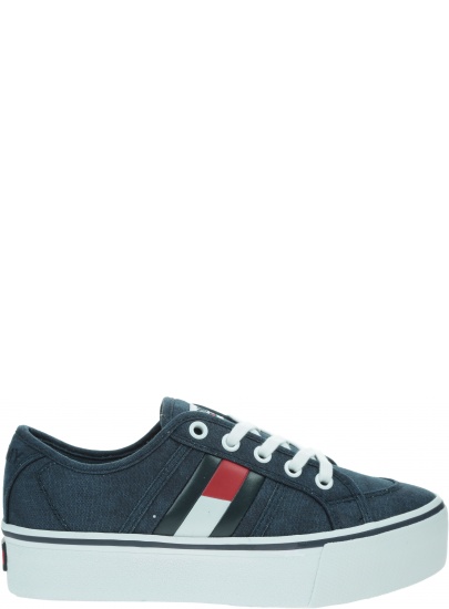 Sneakersy Damskie TOMMY JEANS Flatform Flag Sneaker EN0EN00944 C87