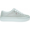 Sneakersy Damskie TOMMY HILFIGER Dressy Glitter Flatform Sneaker