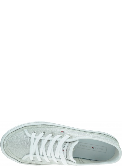 Sneakersy Damskie TOMMY HILFIGER Dressy Glitter Flatform Sneaker