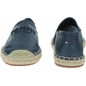 Espadryle Damskie TOMMY HILFIGER Tommy Embroidery Espadrille FW0FW04966 DB9