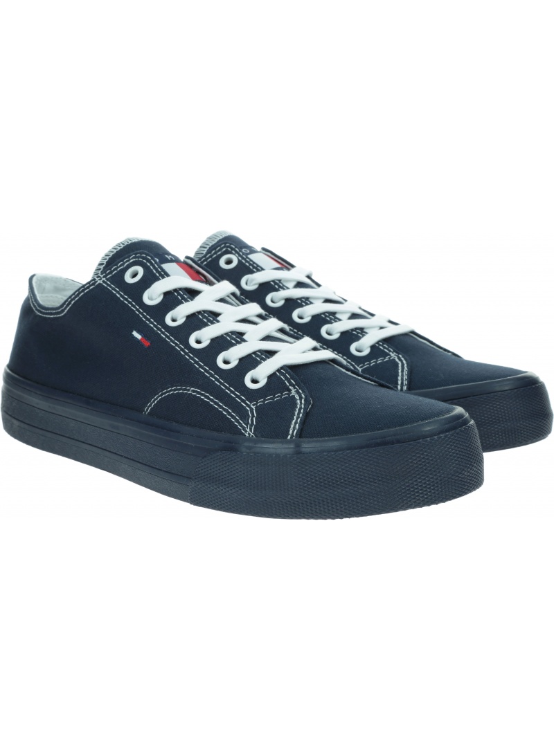 Trampki Męskie TOMMY JEANS Long Lace Up Vulc EM0EM00486 C87
