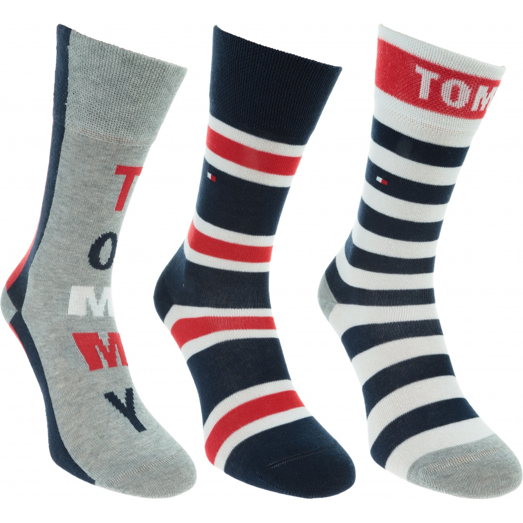 Zestaw Skarpetki TOMMY HILFIGER 320411001 085 (3-PAK)