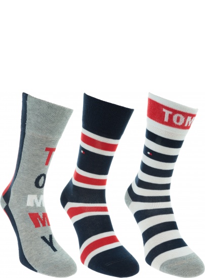 Zestaw Skarpetki TOMMY HILFIGER 320411001 085 (3-PAK)