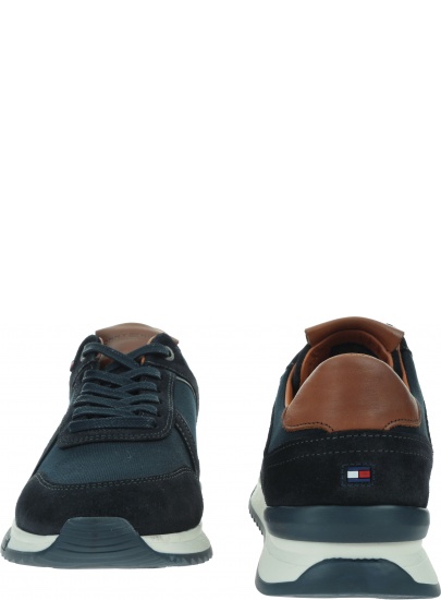 Sneakersy Męskie TOMMY HILFIGER Runner Craft Mix FM0FM02848 DW5