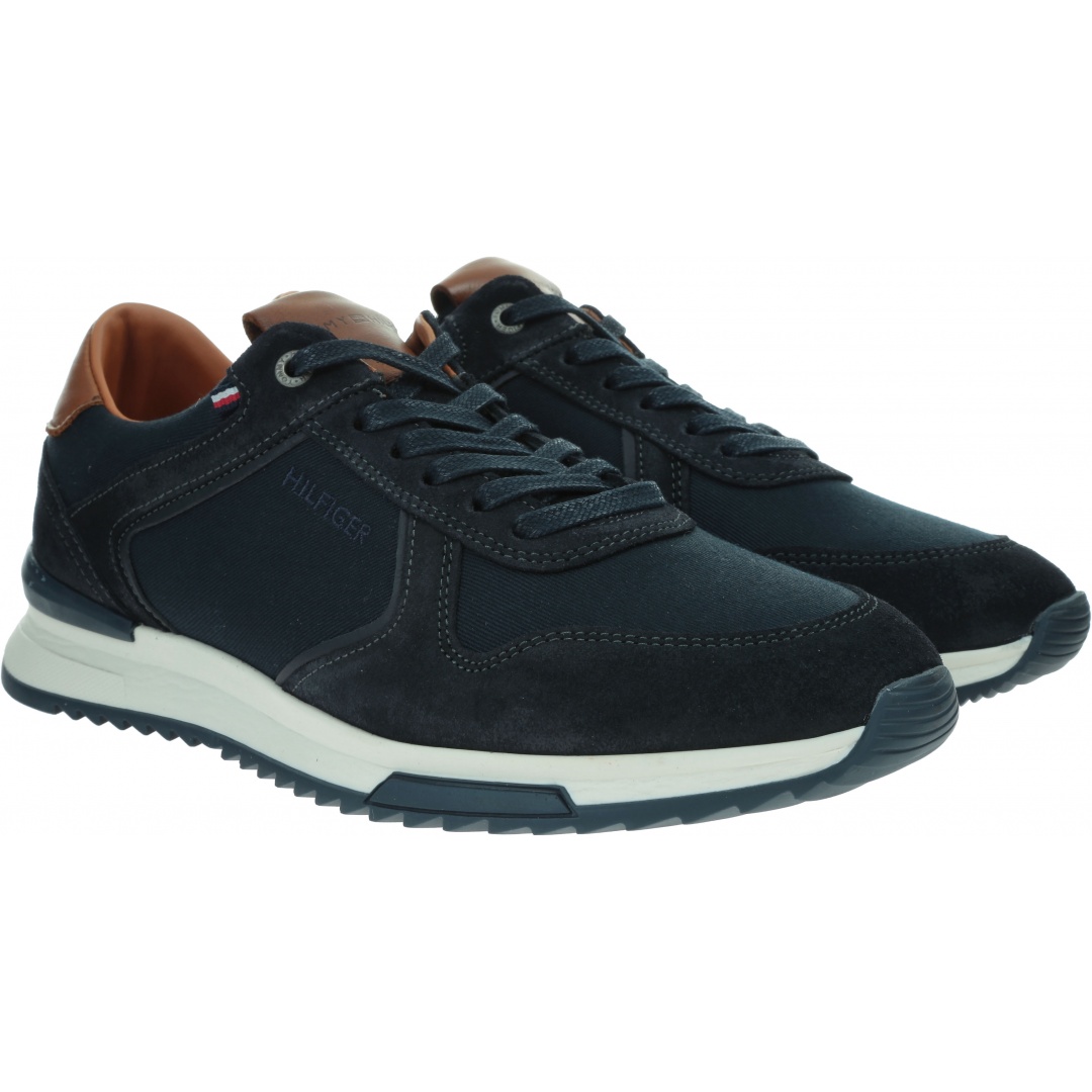 Sneakersy Męskie TOMMY HILFIGER Runner Craft Mix FM0FM02848 DW5