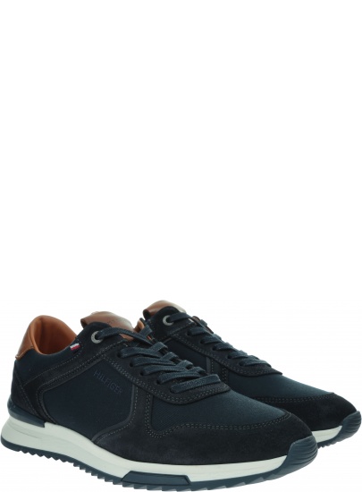 Sneakersy Męskie TOMMY HILFIGER Runner Craft Mix FM0FM02848 DW5