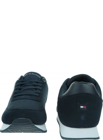 Sneakersy Męskie TOMMY HILFIGER Corporate Material Mix Runner FM0FM02835
