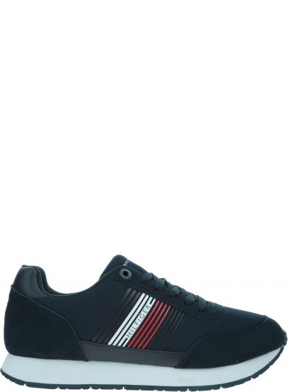 Sneakersy Męskie TOMMY HILFIGER Corporate Material Mix Runner FM0FM02835