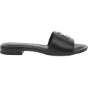 Klapki Damskie TOMMY HILFIGER Th Hardware Flat Mule FW0FW05020 BDS
