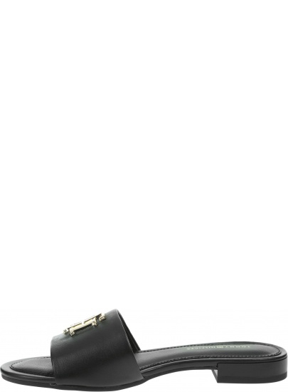 Klapki Damskie TOMMY HILFIGER Th Hardware Flat Mule FW0FW05020 BDS