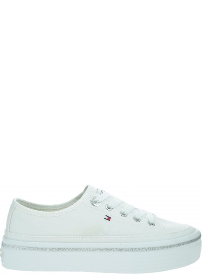 Sneakersy Damskie TOMMY HILFIGER Glitter Detail Flatform Sneaker