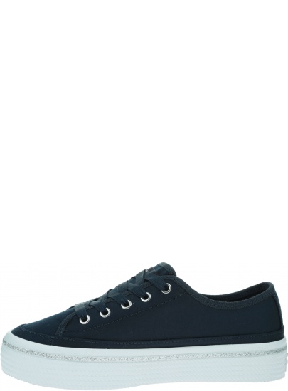 Sneakersy Damskie TOMMY HILFIGER Glitter Detail Flatform Sneaker