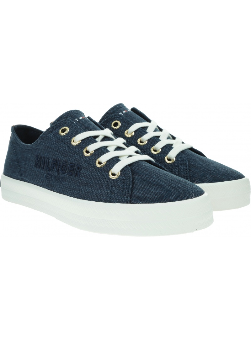 Sneakersy Damskie TOMMY HILFIGER Tommy Basic Sneaker FW0FW05123 DW5
