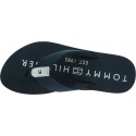 Japonki Damskie TOMMY HILFIGER Th Glitter Flat Beach Sandal FW0FW04987 DW5