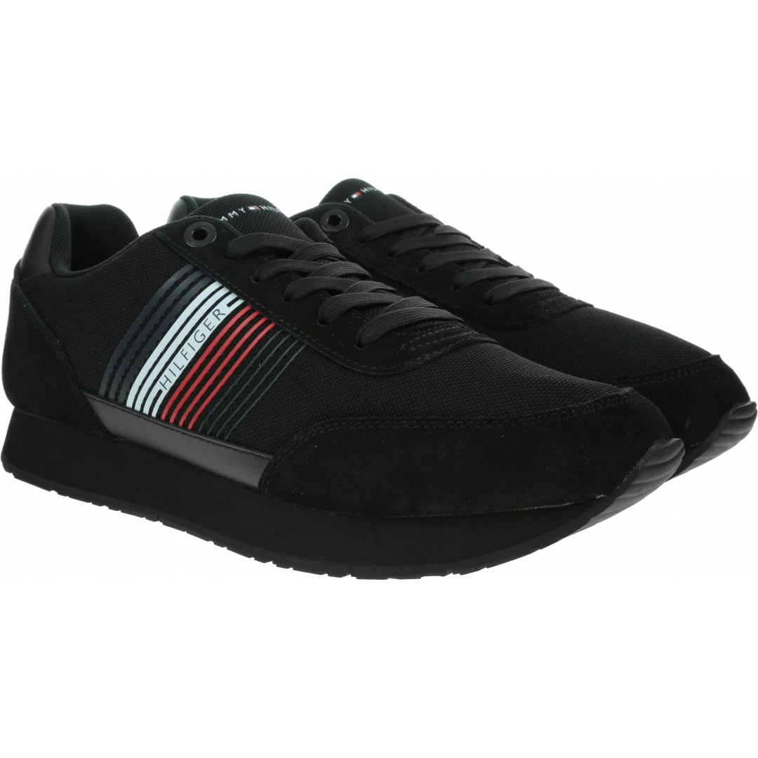 Sneakersy Męskie TOMMY HILFIGER Corporate Material Mix Runner FM0FM02835